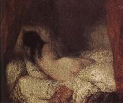 Jean Francois Millet The Shadow of a naked girl Spain oil painting artist